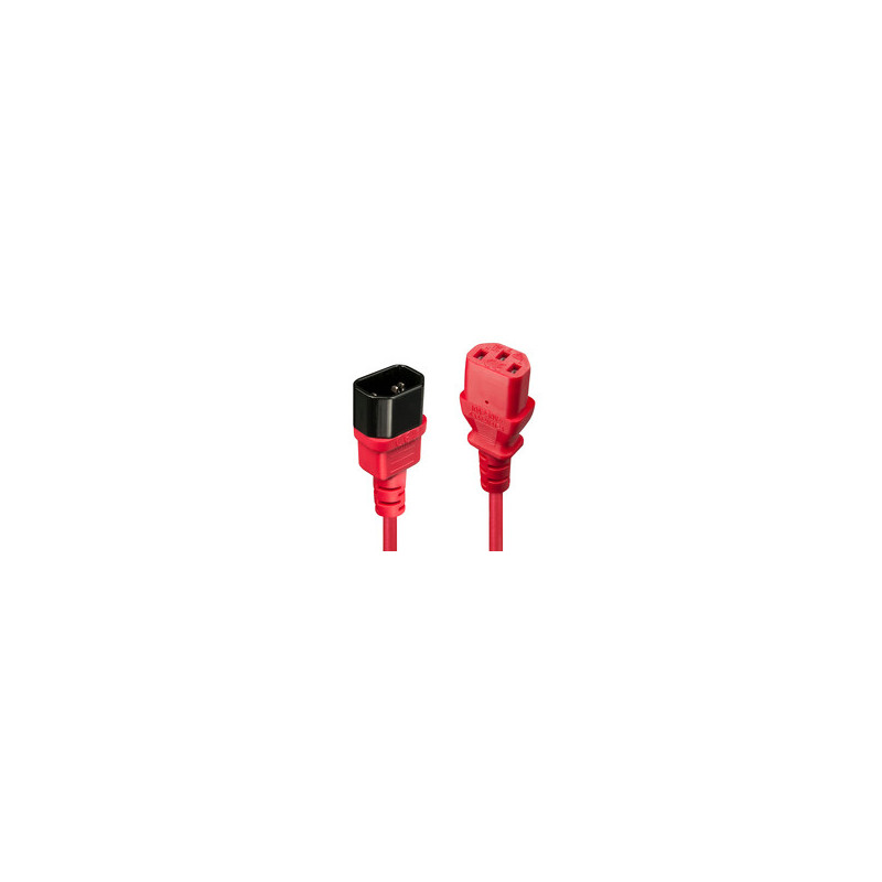 Lindy - power extension cable - IEC 60320 C13 to IEC 60320 C14 - 2 m