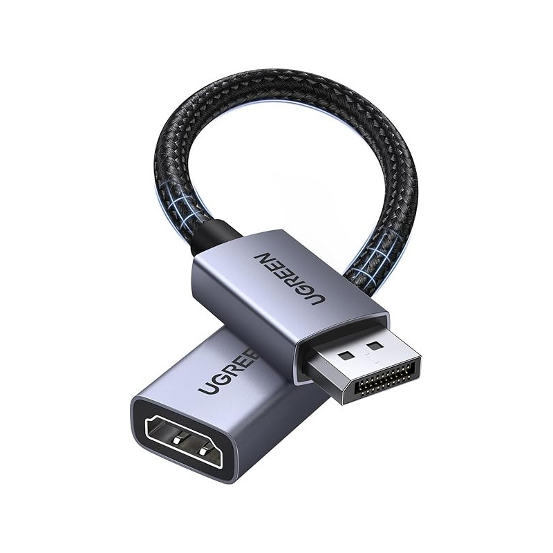 UGREEN 65982S Adapteris DisplayPort (virietis) - HDMI (sieviete) 4K@30Hz 0 2 m DP133