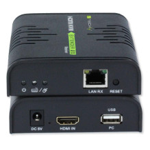Techly Extender KVM HDMI+USB po UTP (8054529028214)