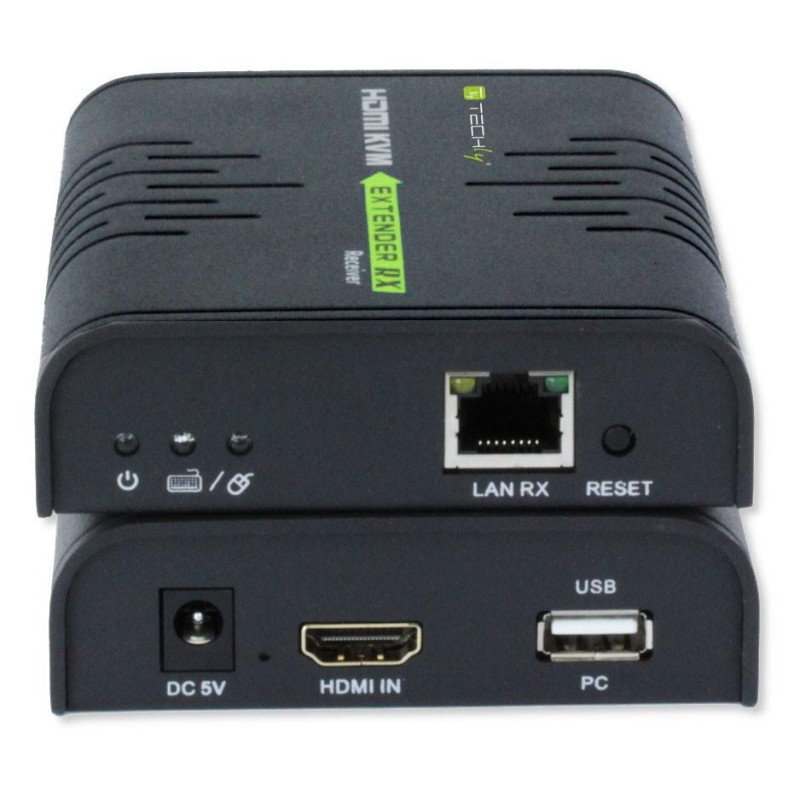 Techly Extender KVM HDMI+USB po UTP (8054529028214)