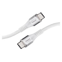 Intenso USB Cable C315C Nylon 1 5m white USB-C / USB-C 60W
