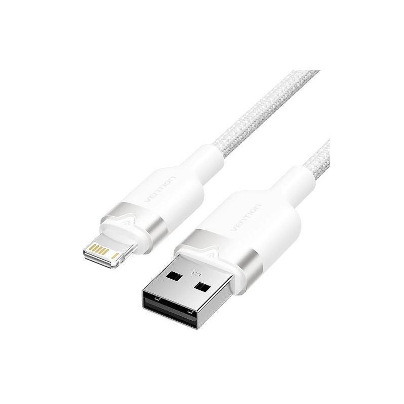 CABLE USB2.0 TO LIGHTNING / 1M WHITE LANWF VENTION