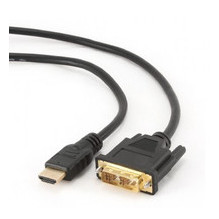 Gembird HDMI to DVI male-male cable with gold-plated connectors 3m bulk pack