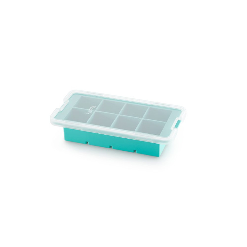 Lekue Ledus kubiņu paplāte XL kvadrātveida - Turquoise