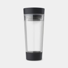 BRABANTIA Make &amp; Take ceļojumu tējas krūze 0.36 L dark grey 228766