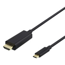 Deltaco USB-C to HDMI cable...