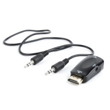 Gembird adaptor HDMI-A(M)-VGA(F) + Audio