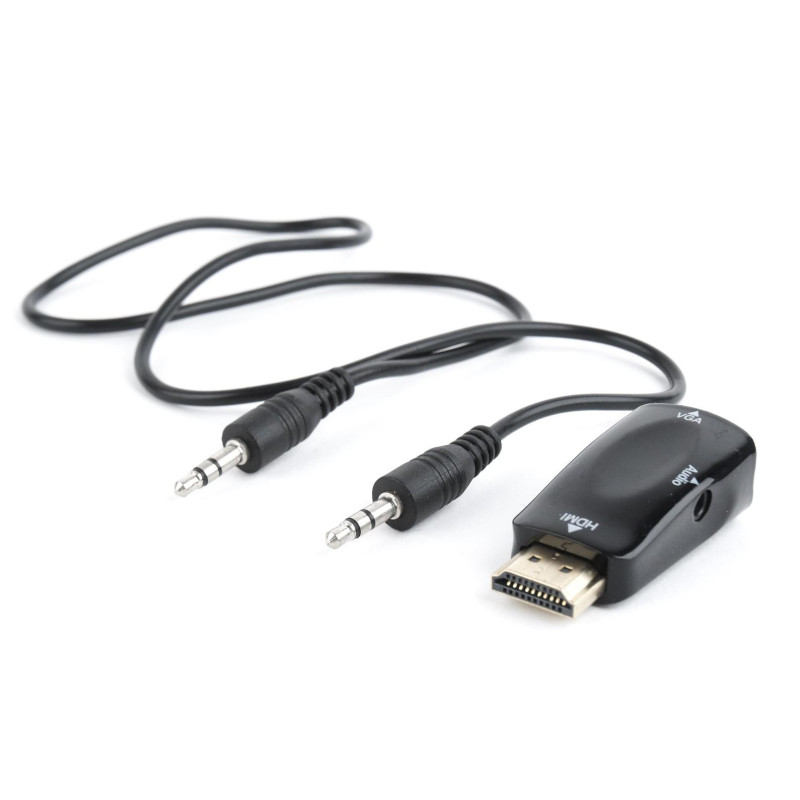 Gembird adaptor HDMI-A(M)-VGA(F) + Audio