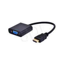 Gembird adapter HDMI-A(M) -VGA (F) + audio on cable black
