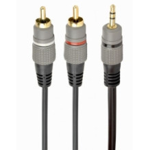 GEMBIRD 3.5 mm stereo plug to 2xRCA plug