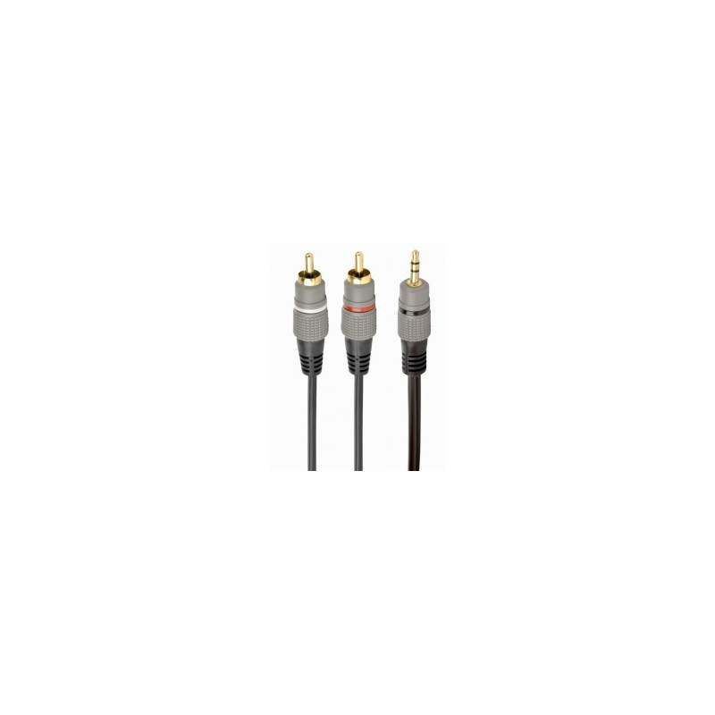 GEMBIRD 3.5 mm stereo plug to 2xRCA plug