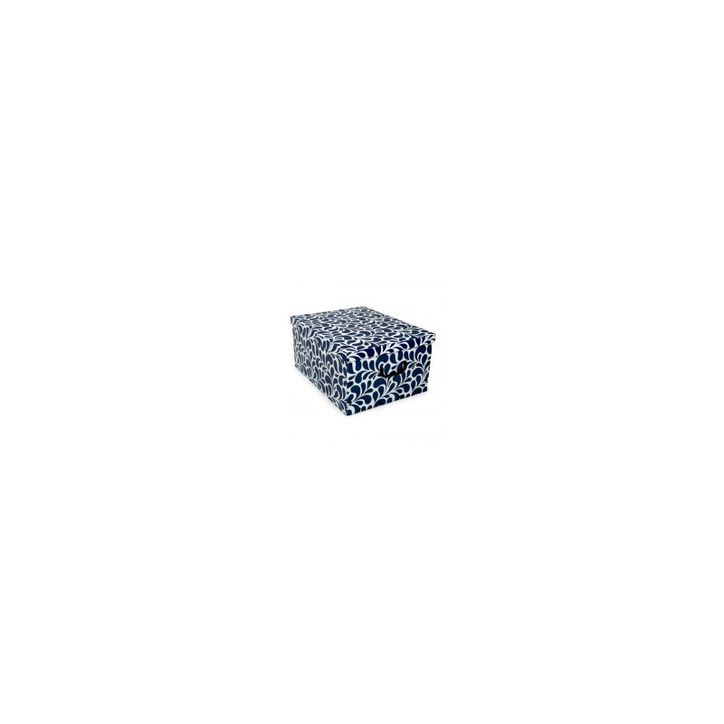 ORDINETT Kaste kartona 49x39x25cm Big Box Goccia asorti zila / gaisi peleka / bordo 8004226010401