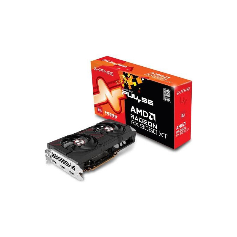 Sapphire Radeon RX9060XT Pulse Gaming 8GB GDDR6 2xHDMI DP