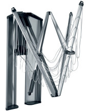 Veļas žāvētājs WallFix 24m ar m.kasti - Metallic Grey Brabantia