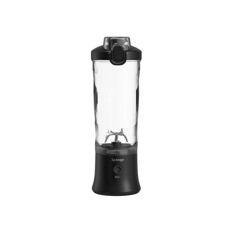 SPONGE 600ml Shaker USB-C charging Black