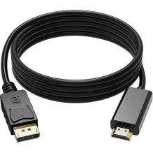 RoGer DisplayPort uz HDMI kabelis / 4x2K / 1.8M / Melns