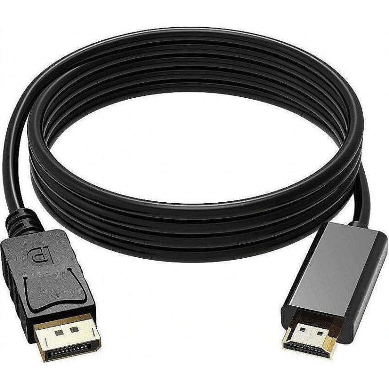 RoGer DisplayPort uz HDMI kabelis / 4x2K / 1.8M / Melns