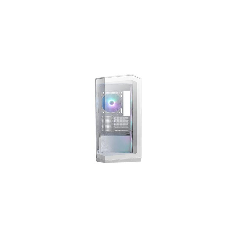 MSI MAG PANO M100R PZ - microATX Tower - Seitenteil mit Fenster (gehartetes Glas) - keine Spannungsversorgung (ATX) - we