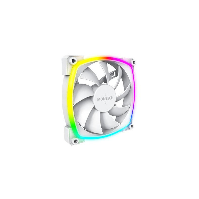 Montech AX120 PWM ARGB Lufter - 120mm weis