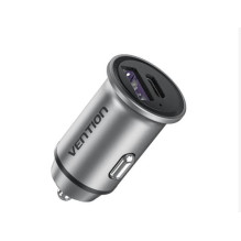 MOBILE CHARGER CAR 30W USB / 2P GRAY FFFH0 VENTION