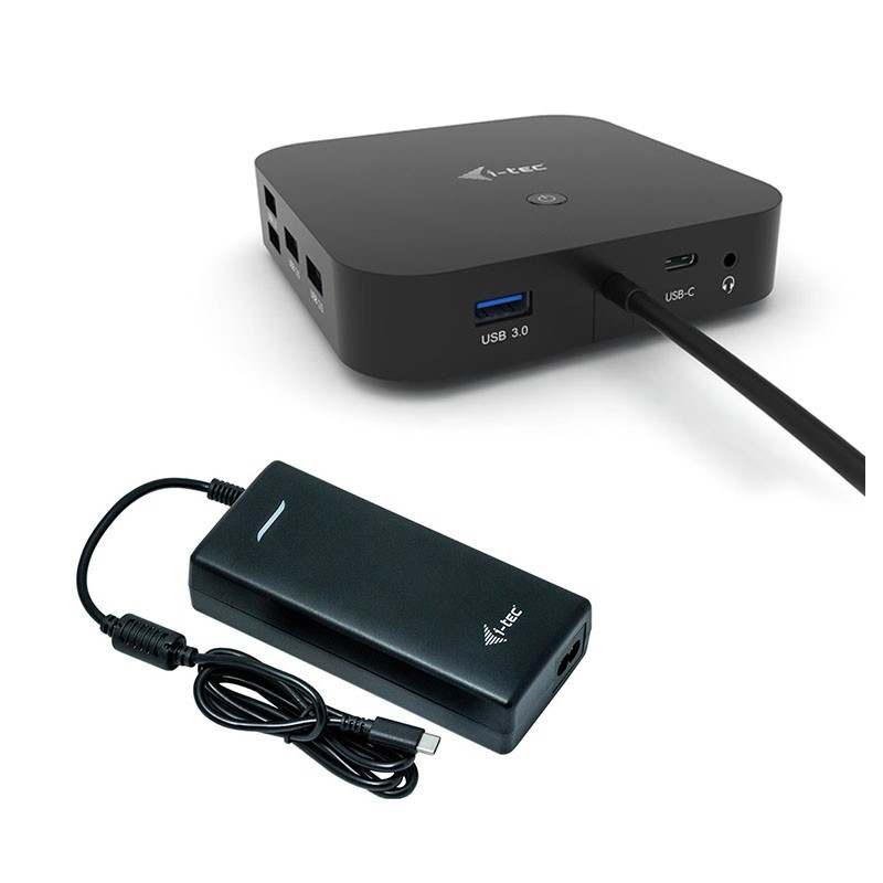 USB-C Dual Display Docking Station Power Delivery 100 W + Universal Charger 112 W