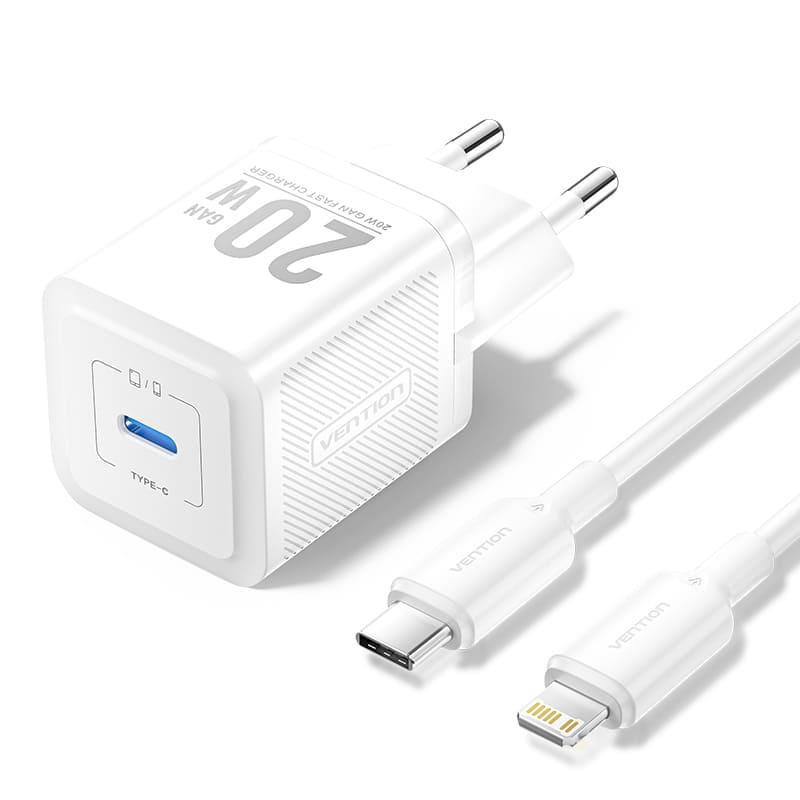MOBILE CHARGER WALL USB-C / 20W TZ-FEPW0-EU-02 VENTION TZ-FEPW0-EU-02 (6922794786301)