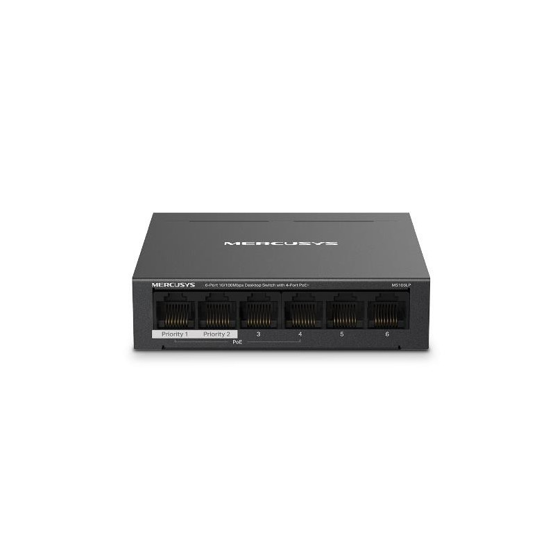 Hub switch 6ptos desktop mercusys ms106lp
