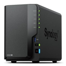 Synology DiskStation DS225+ Intel Celeron J4125 2 GB DDR4 Black 4711174726387