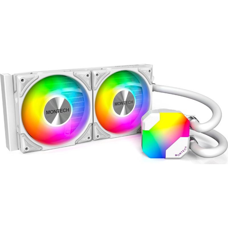 Montech Hyper Flow ARGB AIO Wasserkuhlung weis - 240 mm