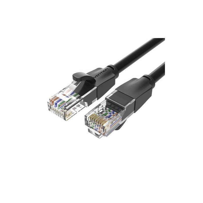 Cable de red rj45 utp vention ibebn cat.6 15m negro