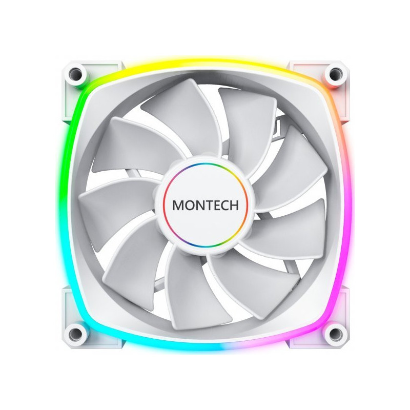 Montech RX140 PWM ARGB Reverse Lufter- 140mm weis