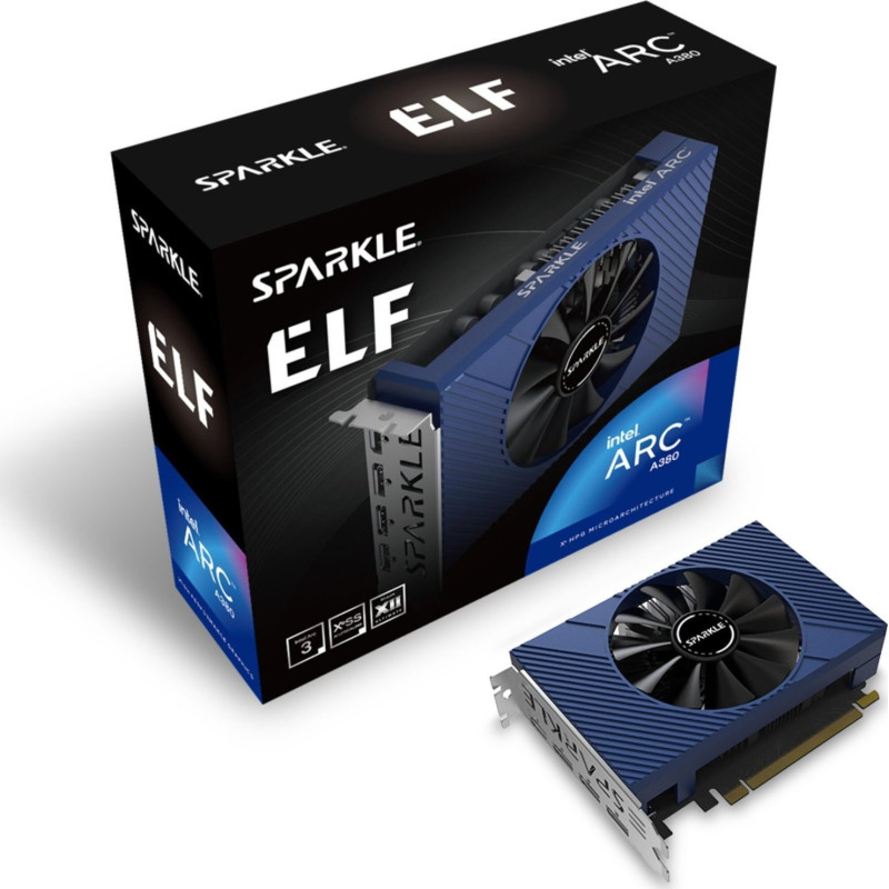 Sparkle Intel Arc A380 ELF 6 GB GDDR6 graphics card