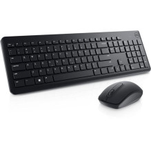 Dell Keyboard and Mouse KM3322W Keyboard and Mouse Set Wireless Batteries included RU Black