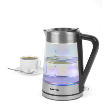 Salter EK5078IRFVDE Iridescent Glass Kettle