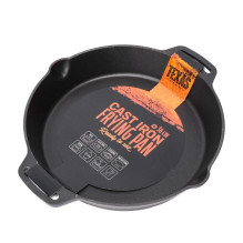 CAST IRON PAN 36X6.5 CM. ROUND CAST IRON PAN 36X6.5 CM. ROUND