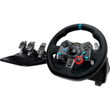 LOGITECH G29 Driving Force Racing Wheel for PlayStation5 and PlayStation4 - BLACK - USB - PLUGCG - WWi-9006 - WHEEL