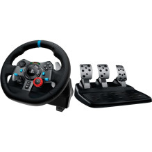 LOGITECH G29 Driving Force Racing Wheel for PlayStation5 and PlayStation4 - BLACK - USB - PLUGCG - WWi-9006 - WHEEL