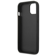„Guess 4G“ didelis metalinis logotipas iPhone 14 dėklas – pilkas