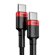 Baseus Baseus CATKLF-AL91 USB-C - USB-C PD QC cable 100W 5A 480Mb / s 2m - black and red
