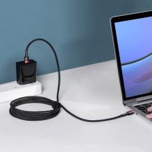 Baseus Baseus CATKLF-AL91 USB-C - USB-C PD QC cable 100W 5A 480Mb / s 2m - black and red