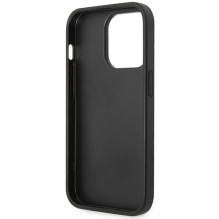 Guess 4G Big Metal Logo dėklas, skirtas iPhone 15 Pro Max - pilkas