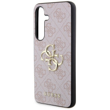 Guess 4G Big Metal Logo case for Samsung Galaxy S24 - pink