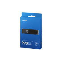 SSD, SAMSUNG, 990 EVO Plus, 1TB, M.2, PCIe Gen5, NVMe, TLC, Rašymo greitis 6300 MB/s, Skaitymo greitis 7150 MB/s, 2,38 m