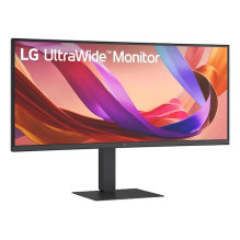 LCD monitorius, LG, 34 colių, 3440 x 1440 pikselių, „Wide Quad HD“, natūralus kraštinių santykis 21:9, LCD, išlenktas, 3
