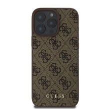 Guess 4G Classic iPhone 16 Pro dėklas – rudas