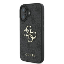 Guess 4G Big Logo Case for iPhone 16 - Black