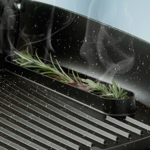 Namų ir virtuvės prietaisas - Philips HD6212 / 90 Kontaktinis grilis 1250 cm², 220 °C, Nelipni Juodas