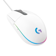Įvesties Prietaisas - Logitech G203 Lightsync Laidinis Žaidimų Pelė, 8000 DPI, 6 Programuojami Mygtukai, Balta Įvesties Prietaisas - Logitech G203 Lightsync Laidinis Žaidimų Pelė, 8000 DPI, 6 Programuojami Mygtukai, Balta