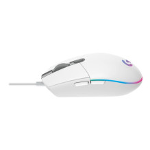 Įvesties Prietaisas - Logitech G203 Lightsync Laidinis Žaidimų Pelė, 8000 DPI, 6 Programuojami Mygtukai, Balta Įvesties Prietaisas - Logitech G203 Lightsync Laidinis Žaidimų Pelė, 8000 DPI, 6 Programuojami Mygtukai, Balta