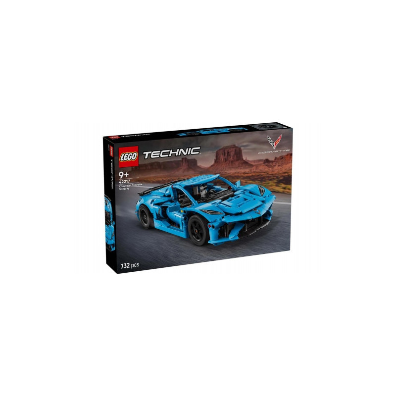 Constructor - Lego 42217 Technic Chevrolet Corvette Stingray 732 Pieces Blue